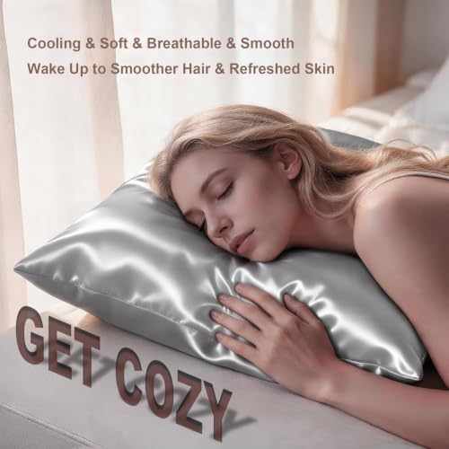 LYSHIN Silk Pillow Cases 2 Pack King Size - Image 5