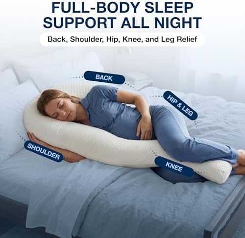Contour Swan Shaped Body Pillow | Orthopedic Body Pillow - Image 3