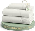LANE LINEN Twin Sheet Set 100% Organic Cotton Percale Soft by LaneLinen