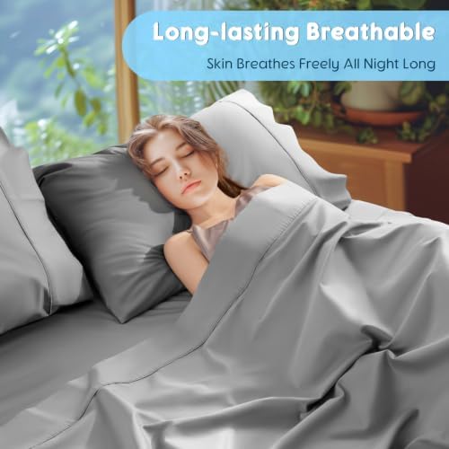 SONORO KATE 1000 Series 100% Egyptian Cotton Sheets, Extra Deep Pocket - Image 6