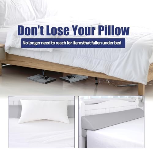 HOMBYS Wedge Pillow Headboard for Bed Gap, Foldable Bed Wedge Gap Filler King - Image 4