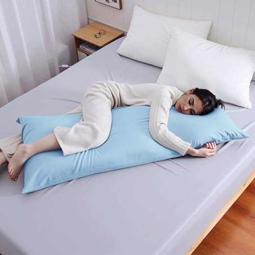 Body Cooling Pillow Case, Viscose Derived from Bamboo Long Pillow Protectors - Image 6