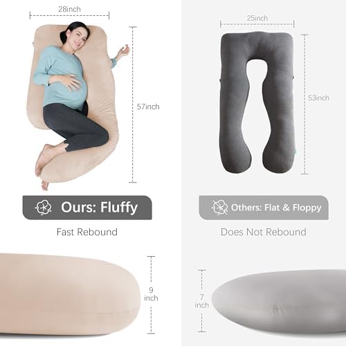 MOON PARK Pregnancy Pillows for Sleeping - Image 7