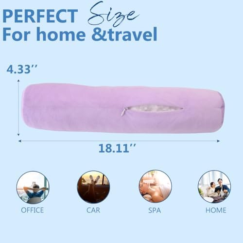 Neck Roll Pillow, Cervical Neck Pillow Bolster Pillow - Image 6