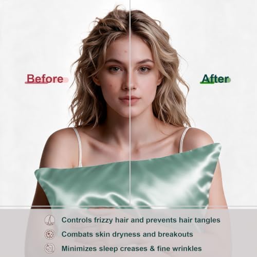 LYSHIN Silk Pillow Cases Queen Size - Image 4