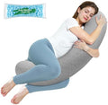 SweetSlubr Body Pillow, Memory Foam Pregnancy Pillow Leg Pillow 35.4x9.8in by Unknown