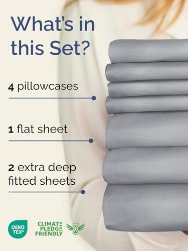 Extra Deep Split King Sheet Set - Image 2