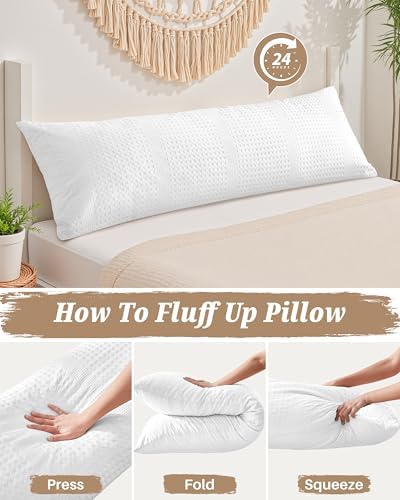 YZ HOME Waffle Weave Body Pillow - Image 6