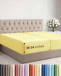 CGK Linens Extra Deep Split King Fitted Sheet by CGKUnlimited