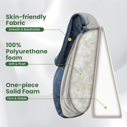 Headboard Pillow King, Triangle Bed Wedge Pillow - Image 4