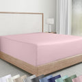 Soft Natural 100% Cotton Sateen Twin Bed Fitted Sheet by CaliforniaDesignDen