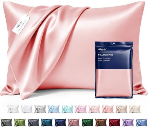 MR&HM Satin Pillowcase 2 Pack, Queen Size 20"x30" by MRHM