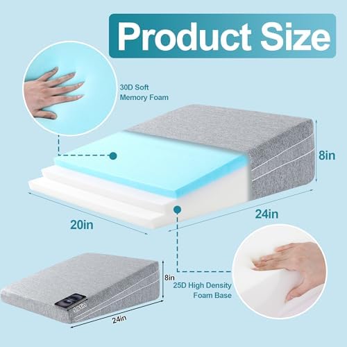 ROYALAY Adjustable Bed Wedge Pillow - Image 2