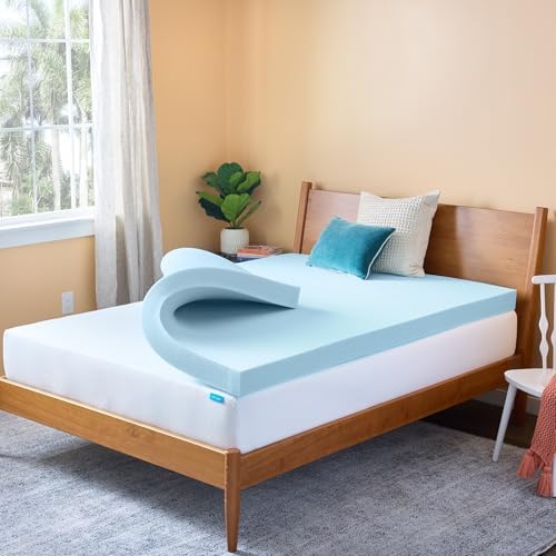 Linenspa Memory Foam Mattress Topper, King Size by Linenspa