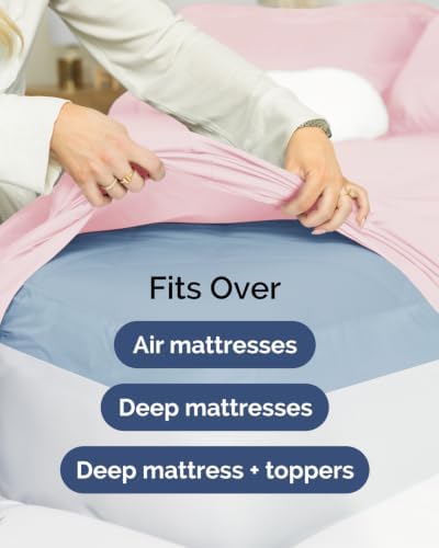 CGK Linens 2 Pack Extra Deep Twin Fitted Sheets - Image 7