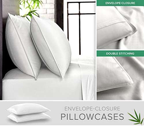 Pure Bamboo Queen Sheets, Genuine 100% Organic Viscose Derived from Bamboo Bed - Image 3