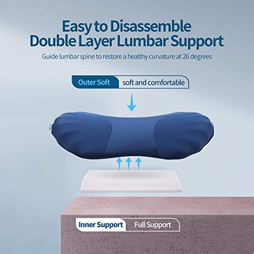 Adjustable Memory Foam Lumbar Support Pillow - Image 2