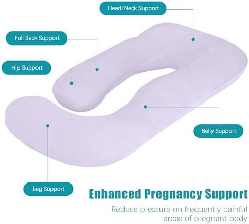 Cute Castle Pregnancy Pillows, Soft U-Shape Maternity Pillow - Image 4