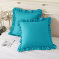 KKJIAF 2 Pack Ruffle Pillow Cases 26x26 Inches by KKJIAF