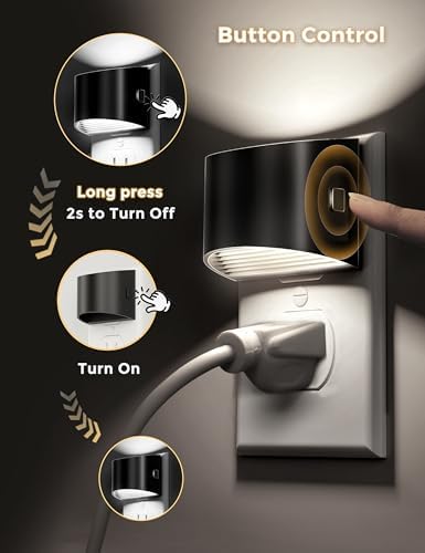 L LOHAS LED Night Lights Plug into Wall, Dimmable Night Light 2 Pack - Image 4