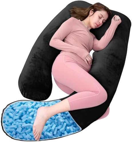 Shredded Memory Foam U Shaped Pregnancy Pillow by ASAWESLING
