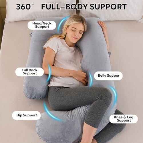 U Shaped Pregnancy Pillow for Sleeping, Maternity Pillow for pregnant women - Image 5