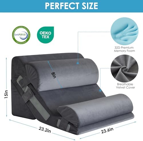 MEGCXIT Wedge Pillow Set for After Surgery, Bed Wedge - Image 4
