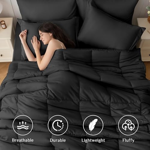 JOLLYVOGUE Oversized King Comforter Set, Ultra-Soft Bed in a Bag Oversized King - Image 2