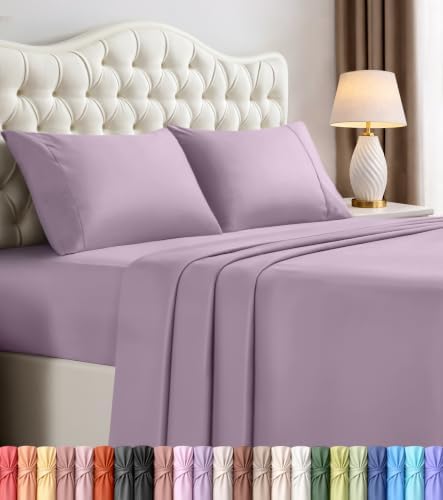 King Sheets Set, 4 Pieces 16" Deep Pocket Hotel Luxury Bed Sheets by UTOPIABEDDING