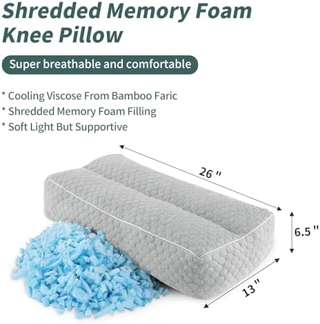 HOMBYS Shredded Memory Foam Knee Pillow - Image 2