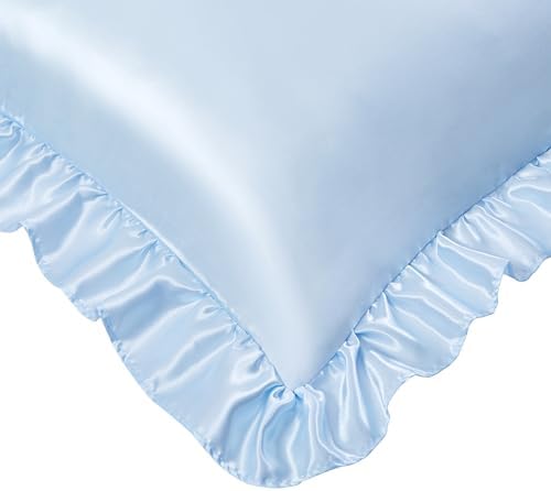 Silky Satin Ruffled Pillow Cases - Image 6
