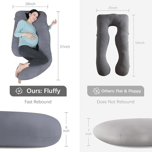 MOON PARK Pregnancy Pillows for Sleeping - Image 7