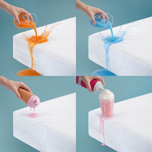Utopia Bedding King Mattress Protector Zippered 2 Pack, 100% Waterproof - Image 5