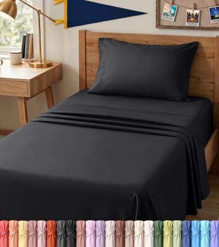 Twin XL Sheets Set, 3 Pieces 16" Deep Pocket Hotel Luxury Bed Sheets by UTOPIABEDDING