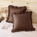 KKJIAF 2 Pack Ruffle Pillow Cases 26x26 Inches by KKJIAF