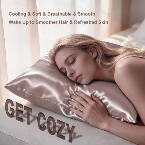 LYSHIN Silk Pillow Cases 2 Pack King Size - Image 5