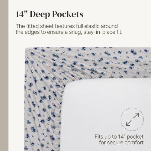Modern Threads 3-Piece Ultra Soft Microfiber Bed Sheets Set, Wrinkle Free Sheets - Image 6