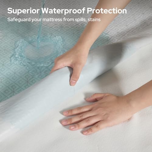 BEDLORE Waterproof Twin XL Mattress Protector, Noiseless Mattress Cover - Image 3