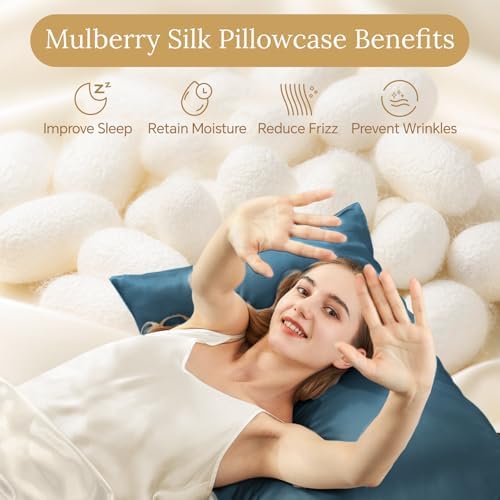 INFIIXSO Mulberry Silk Pillow Cases Queen Size - Image 2
