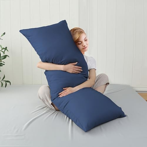 100% Cotton Zippered Body Pillow Protectors 1 Pack - Image 2