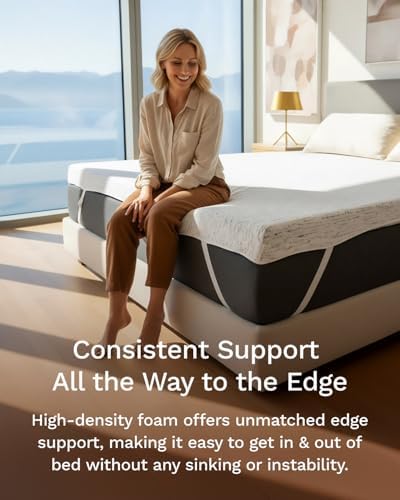 Viscosoft 3 Inch Memory Foam Mattress Topper Full - Image 5