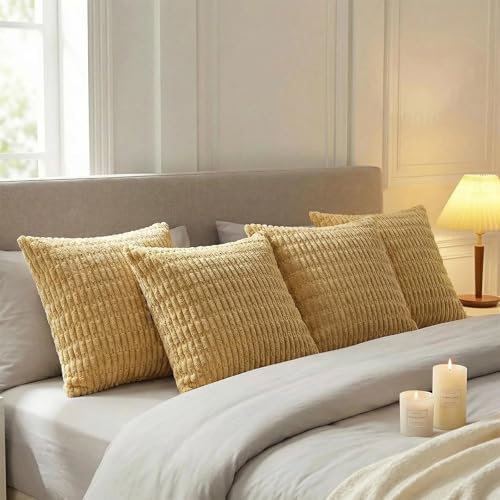 Fancy Homi 4 Packs Decorative Throw Pillow Covers - Image 7