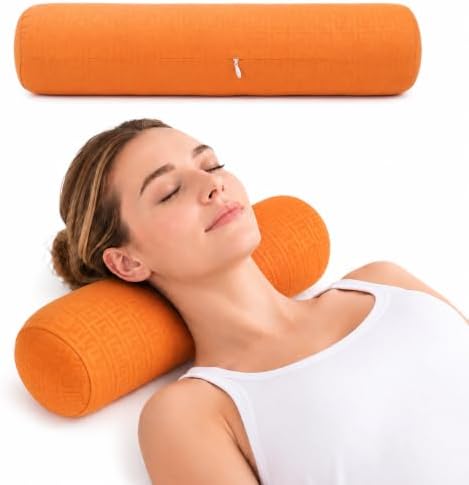 Neck Roll Pillow, Cervical Neck Pillow Bolster Pillow by AntiCellulite