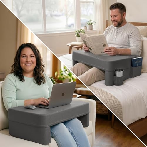 septsun 28" Oversized Lap Desk Pillow, Couch Laptop Desk by Unknown