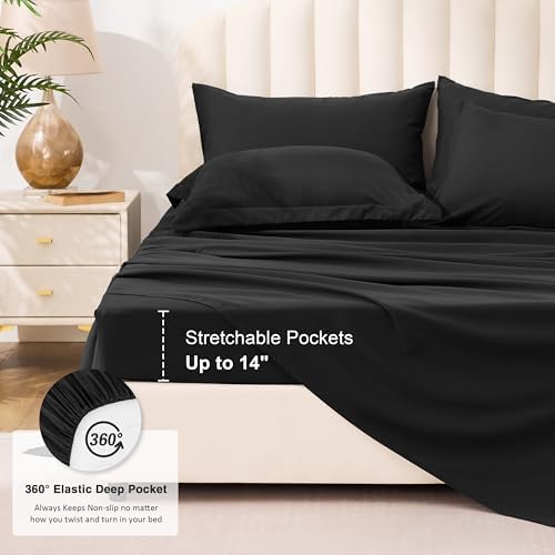 Love's cabin Full Comforter Set Ash Black, 7 Pieces Full Bed in a Bag, All - Image 6