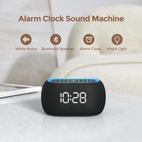 ANJANK Alarm Clock White Noise Sound Machine - Image 2