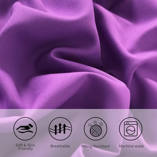 King Pillow Cases, 2 Pack, 20x36 in, Microfiber - Image 5