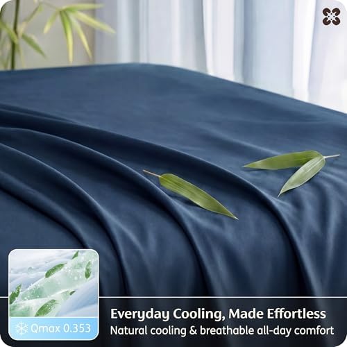 Bedsure PureWoven 100% Rayon Derived from Bamboo, Queen Sheets, 4 Pieces - Image 4