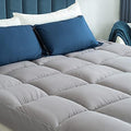 Marine Moon Mattress Topper King Cooling Pillow Top Thick Plush Pad Cover by MarineMoon