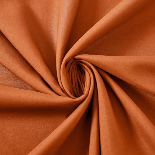 MILVOWOC Brushed Microfiber Queen Pillowcases, Burnt Orange - Image 7